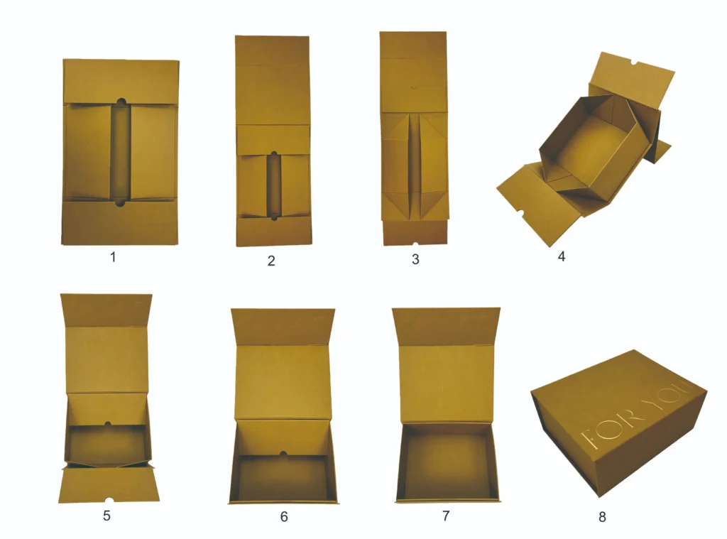 5 second snap lock collapsible box assembly zypack