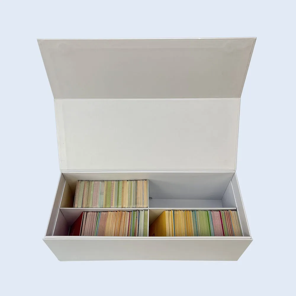 custom trading card storage box with dividers zypack