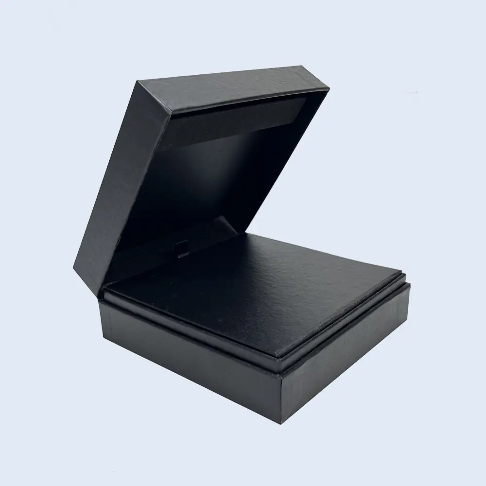Clamshell Rigid Box elite matte black sustainable clamshell rigid box zypack