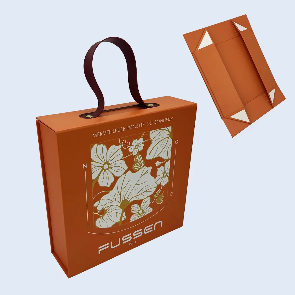 fussen paris collapsible rigid box pu handle magnetic zypack