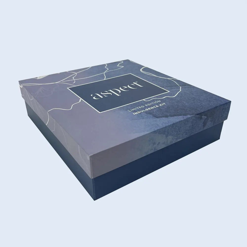 luxury 2 piece rigid gift box aspect skincare wenzhou zypack