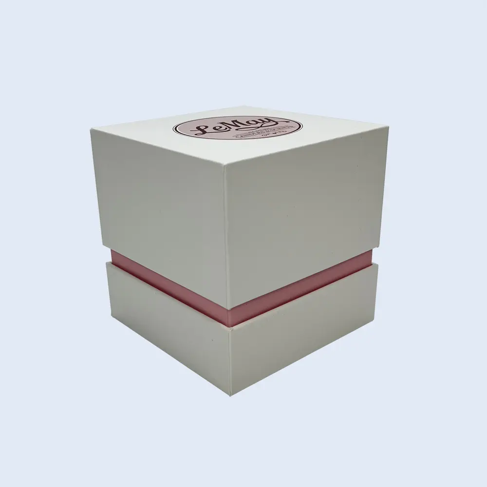 Premium shoulder gift box with a visible inner neck design, featuring custom foil stamping and rigid structural integrity by ZY PACK.