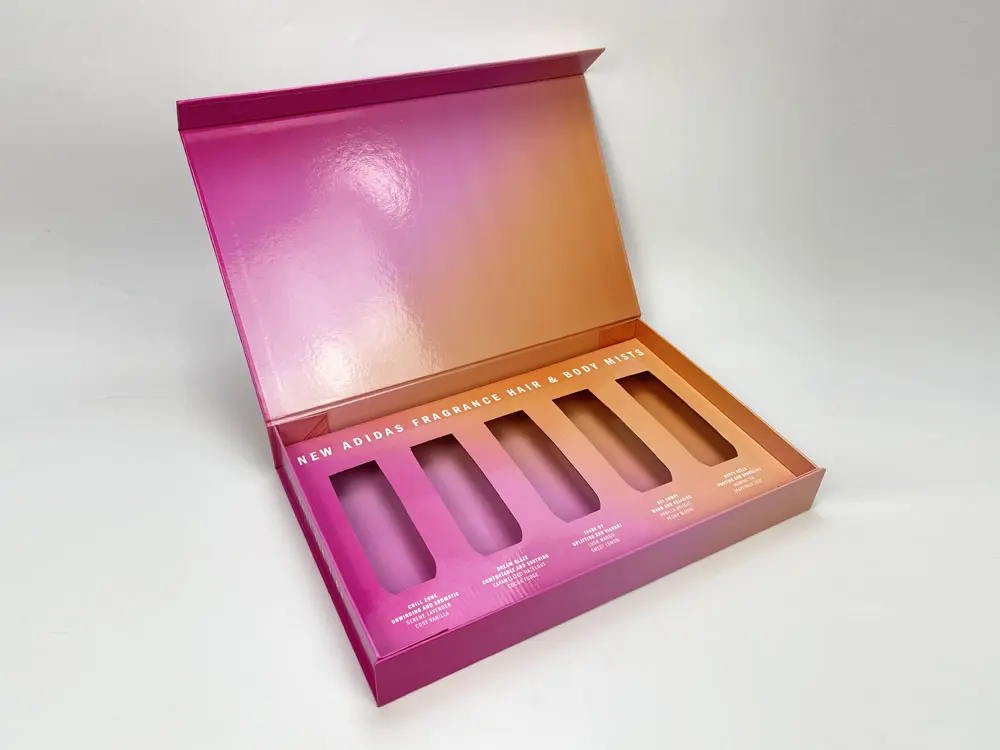 Sustainable & Plastic-Free Packaging sustainable gradient skincare box paper pulp insert zypack