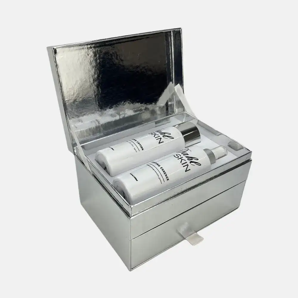 Custom irregular shaped rigid gift boxes featuring unique silhouettes like heart, star, and hexagon designs for luxury packaging by ZY Pack.